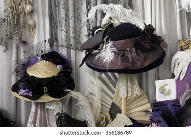 Victorian Hat Shop Window