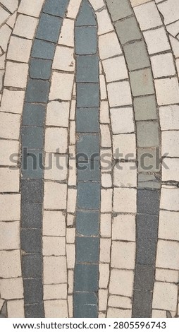 Victorian mosaic tile pattern background, 19th century architecture texture