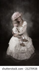 Victorian Mother and Son - Shutterstock ID 21270928