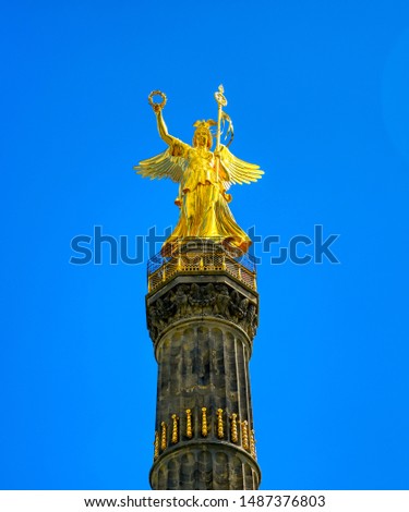 Similar – Foto Bild Siegessäule von vorn