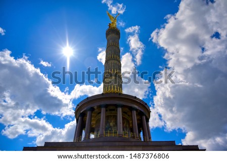 Similar – Foto Bild Siegessäule von vorn