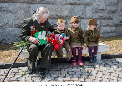 Victory Day In Russia, Kaliningrad, Victory Park, May 9, 2016