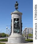 Victory Monument in Chicago, USA.