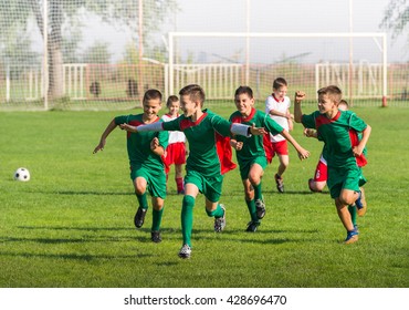 Victory On Kids Football Match