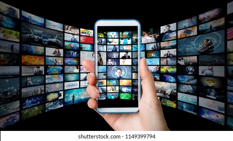 Video archives concept. - Shutterstock ID 1149399794