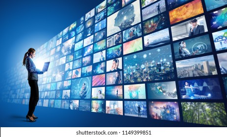 Video archives concept. - Shutterstock ID 1149399851