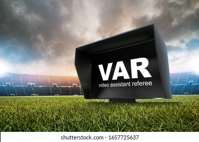 The video assistant referee scene a match official in football.