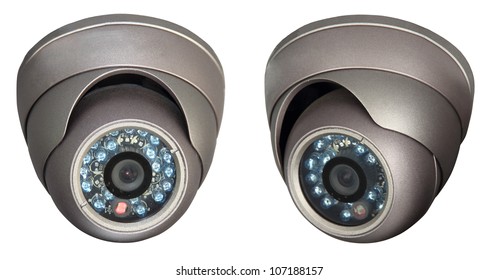 Video Camera Security System Isolated