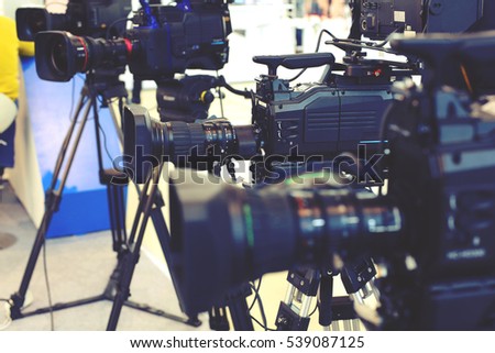 Video camera while filming