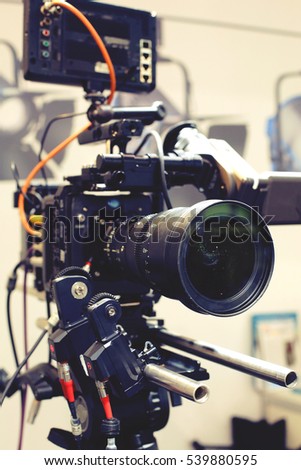 Video camera while filming