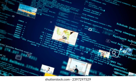 Video contents and programming code.