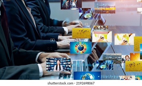 Video editing concept. Internet movie. Video distribution service. Streaming video. - Powered by Shutterstock