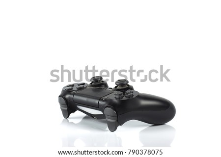 video game controller isolated on white background