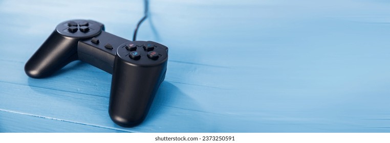 video game controller on the table