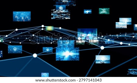 Video Network. conceptual image visual.