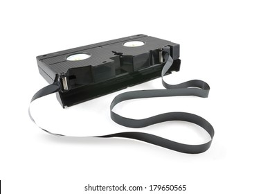 Video Tape On White Background