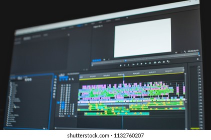 video time line  - Shutterstock ID 1132760207