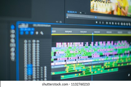 video time line  - Shutterstock ID 1132760210