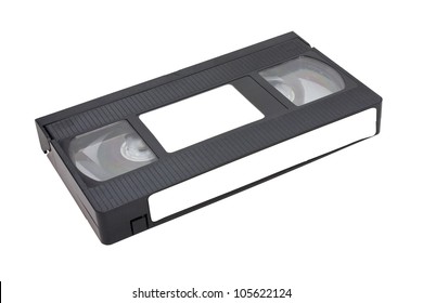 Videotape Isolated On White Background.