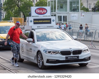 Vienna / Austria - 04 22 2018: Participants Of The Vienna City Marathon 2018