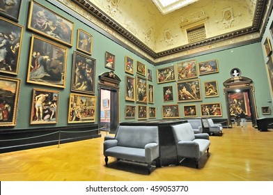 VIENNA, AUSTRIA - 21 APRIL 2016: Gallery Room  Of Kunsthistorisches  (Museum Of Art History) Is An Art Museum In Vienna
