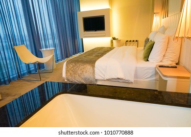 Vienna, Austria - 21 December 2017  -Interior Of Suite Rooms In The Melia Hotel Vienna