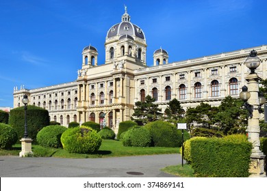 Vienna, Austria- 30 August, 2015 : Museum of Natural History (Naturhistorisches Museum) in Vienna on 30 August in Vienna, Austria opened in 1889, was built for collections of natural exhibits Habsburg