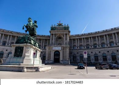 Vienna, Austria - 6 September 2020: Hofburg Imperial Palace, The Power House Of The Austrian Empire