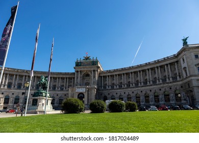 Vienna, Austria - 6 September 2020: Hofburg Imperial Palace, The Power House Of The Austrian Empire