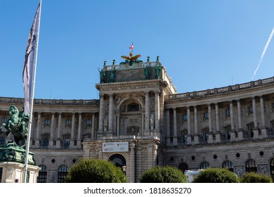 Vienna, Austria - 6 September 2020: Hofburg Imperial Palace, The Power House Of The Austrian Empire