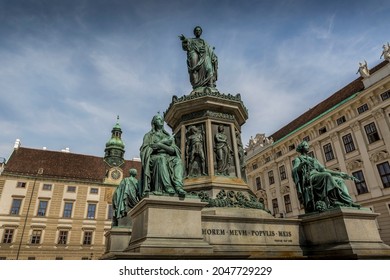 VIENNA, AUSTRIA - APRIL 2017: examples of gothic architecture many of which rest on medieval foundations  on a day trip to Vienna, Austria. 