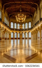 Vienna, Austria - April 5th 2018: The Elegant Ball Room Of The Beautiful Palais Ferstel In Vienna.