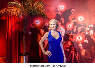 VIENNA, AUSTRIA - AUGUST 08, 2015: Kate Winslet Figurine At Madame Tussauds Wax Museum.