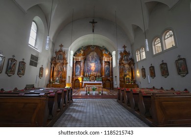 VIENNA, AUSTRIA - AUGUST 13, 2012: The Capuchin Church (Kapuzinerkirche) In Vienna, Austria Is A Church And Monastery Run By The Order Of Friars Minor Capuchin.