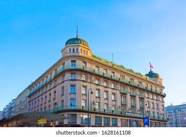 Vienna, Austria - December 18, 2019: Historical Building Which Is Now Famous Hotel, Where The Prince Of Wales, Edward VIII And Wallis Simpson Vacationed