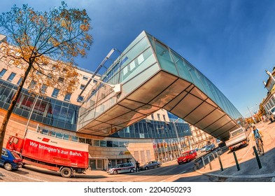 VIENNA, AUSTRIA - JULY 2011: Architecture Of City Center. Vienna Attracts 10 Million People Annually.