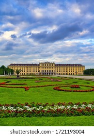 Vienna, Austria - May 16, 2019 - Schönbrunn Palace (Schloss Schönbrunn) Located In Vienna, Austria.