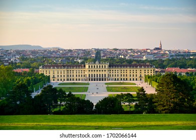 Vienna, Austria - May 18, 2019: Schönbrunn Palace (Schloss Schönbrunn) Located In Vienna, Austria.