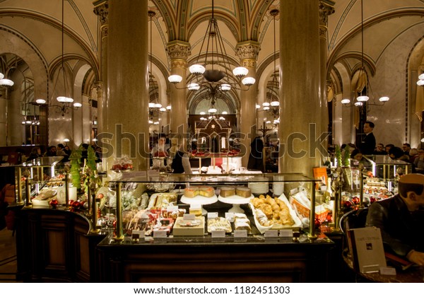 Vienna Austria November 2017 Beautiful Interior Stock Photo