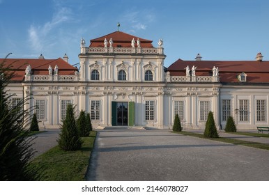 Vienna, Austria - Oct 12, 2019: Lower Belvedere Palace - Vienna, Austria