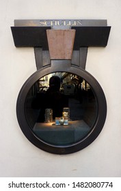 Vienna / Austria - October 14 2013: Second Schullin Jewellery Shop By Hans Hollein