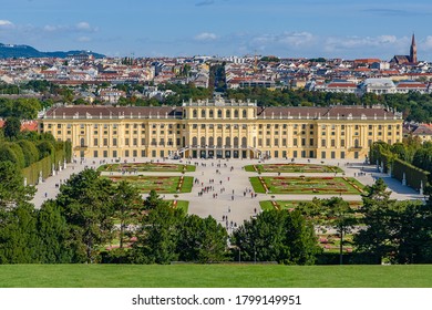 Vienna / Austria - September 19 2019: Schönbrunn Palace In Vienna, Austria