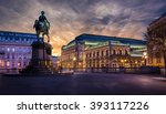 Vienna state opera at dawn