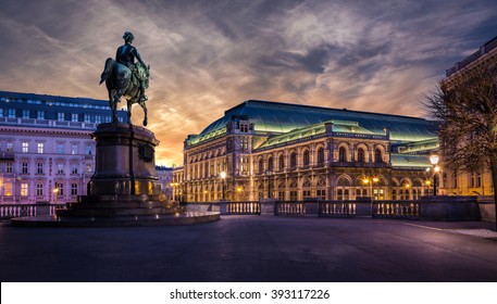 Vienna State Opera At Dawn