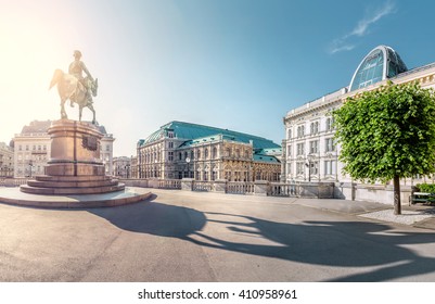 Vienna State Opera, view from Albertina, Vienna, Austria