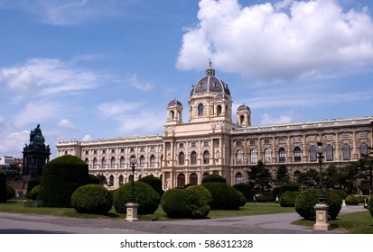 Vienna in summer. Museum of natural history.