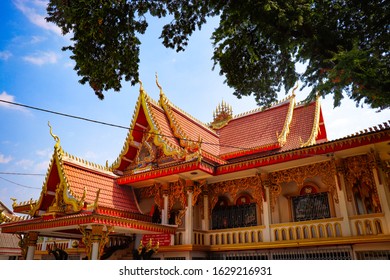 Vientiane, Laos - Jan, 29, 2020: A Beautiful View Of The City And It Buildings, Bars, Hotels And Restaurants.