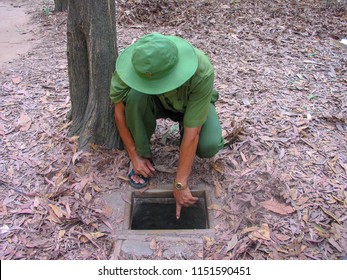 Viet Cong Tunnels Near Ho Chi Minh City