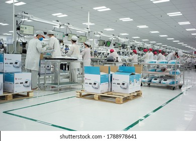 Vietnam 3rd Aug 2020: Inside A Ventilator Manufacturing Plant.