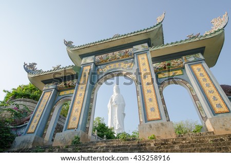 Vietnam da nang lady buddha landmark of da nang 
lady buddha statue